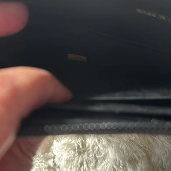 Black Chanel caviar leather long zip wallet - Picture 12 of 12